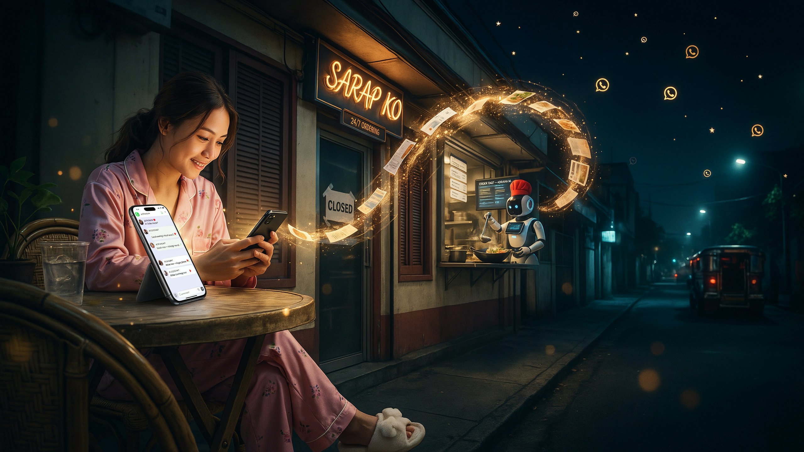 WhatsApp ordering system restaurant