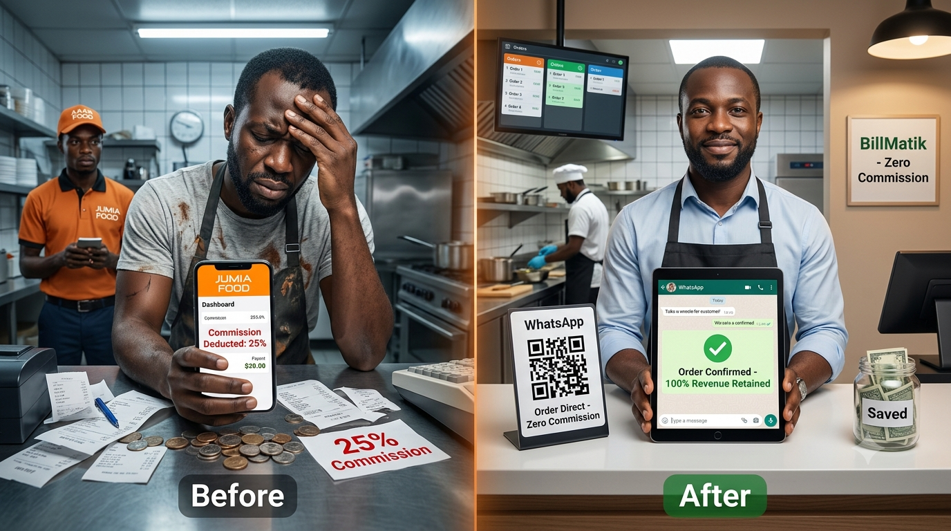 how to reduce Jumia Food commission